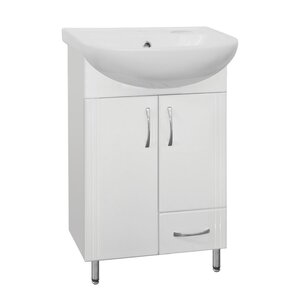 Изображение товара Тумба под раковину Style Line Эко Стандарт №10 50 ЛС-00000095, 50 см, напольная, белая