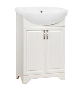 Изображение товара Тумба под раковину Style Line Олеандр-2 55 Люкс напольная цвет светлое дерево