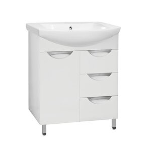 Изображение товара Тумба под раковину  Style Line Жасмин 70 ЛС-00000036, 70 см, напольная, белая