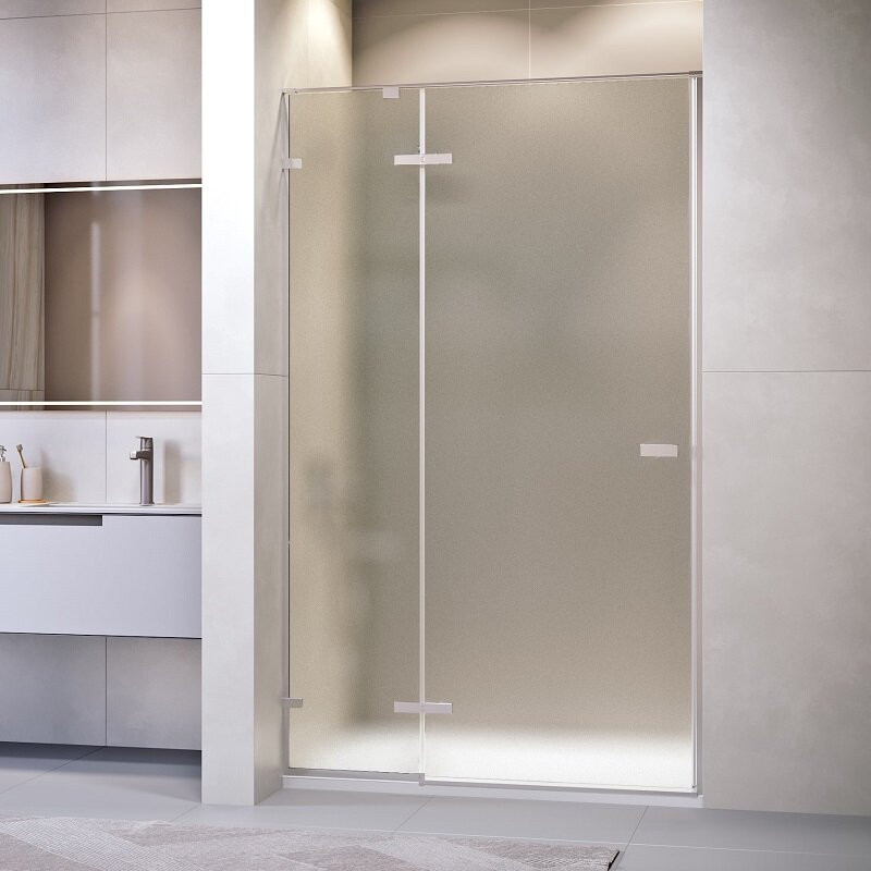 Изображение товара Душевая дверь в нишу RGW Stilvoll SV-004 160 см матовое сатинат хром