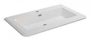 Изображение товара Раковина Cezares 50264, 95 см, искусственный камень, белый