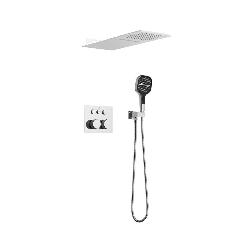 Изображение товара Душевая система Vincea VSFW-401TCH термостатическая для 2 потребителей, хром, Италия