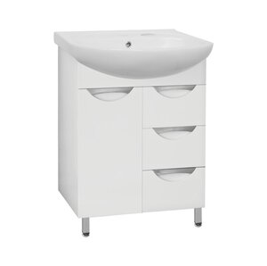 Изображение товара Тумба под раковину Style Line Жасмин 65 ЛС-00000035, 65 см, напольная, белая