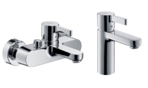 Изображение товара Комплект смесителей Hansgrohe Metris S, 31460000+31060000, хром, Santehnica.ru