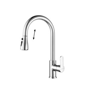Изображение товара Смеситель для кухонной мойки Arrow AG4512 хром выдвижной с поворотным изливом