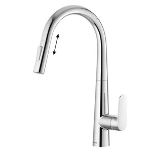 Изображение товара Смеситель для кухонной мойки Arrow AG4519CP с выдвижным изливом хром