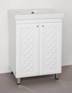 Изображение товара Тумба под раковину Style Line Канна 60 Люкс ЛС-00000726, 60 см, напольная, белая