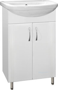 Изображение товара Тумба под раковину Style Line Эко Стандарт №9 55 см белая напольная