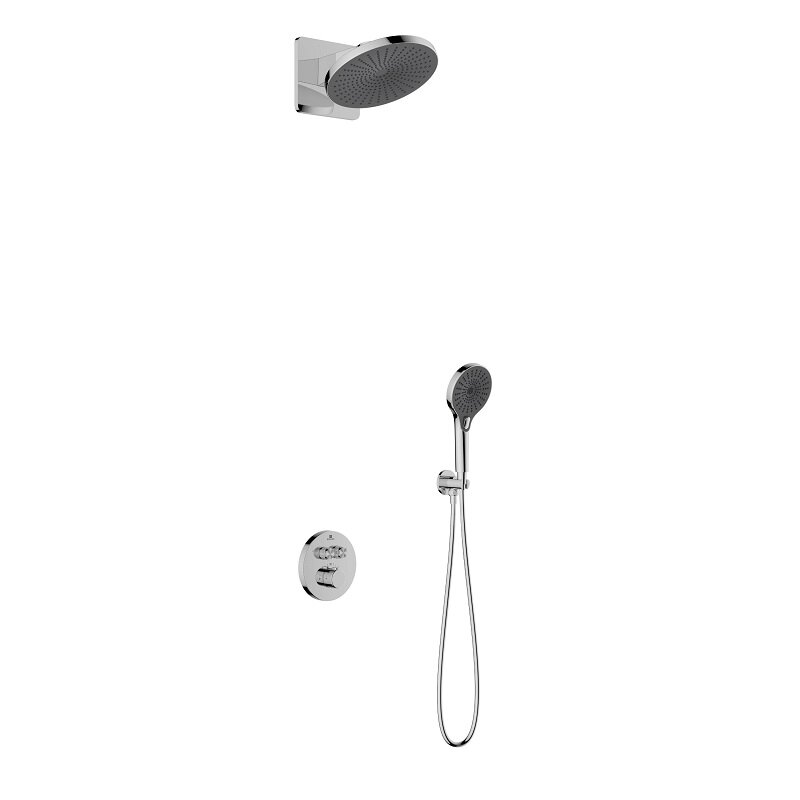 Изображение товара Душевая система Vincea Inspire VSFW-3I22MT5CH, термостатическая, на 2 потребителя, цвет хром