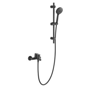 Изображение товара Смеситель для ванны и душа Arrow AG3628MB-TZ, с душевым гарнитуром, цвет черный матовый