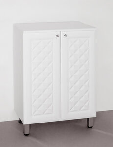 Изображение товара Тумба Style Line Канна 60 см с современной фрезеровкой и хромированной фурнитурой