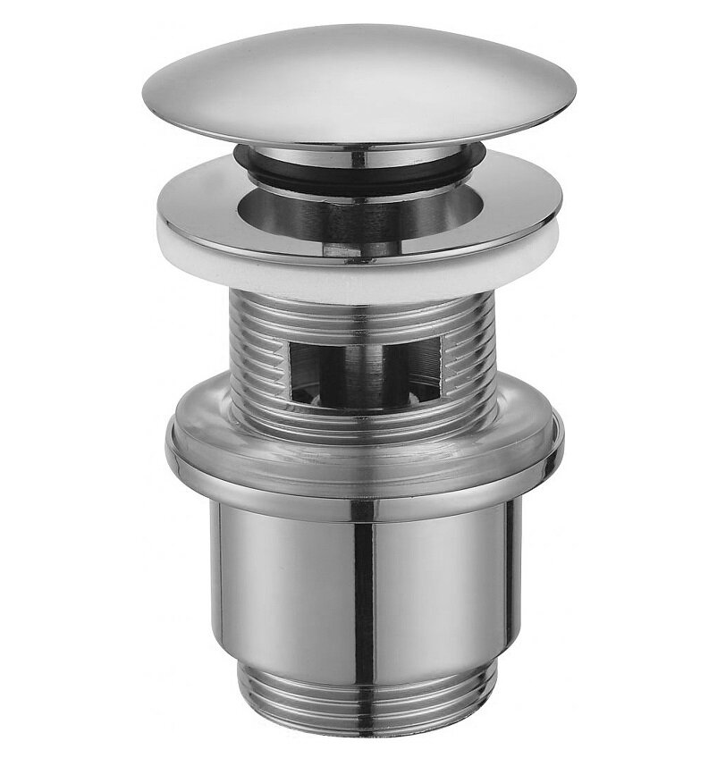 Изображение товара Донный клапан Cezares CZR-SAT5-01, click-clack, с переливом, хром