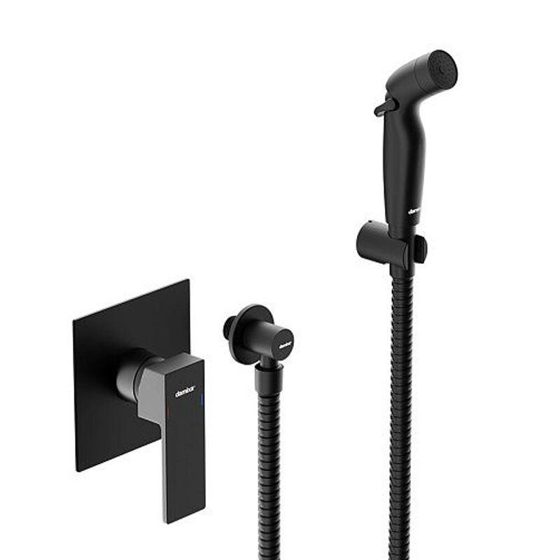 Изображение товара Гигиенический душ Damixa Gala 537510300, со смесителем, цвет черный матовый