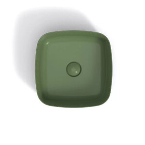 Изображение товара Раковина Arrow AP41024B-OL 40 см фарфор оливковый накладная угловая