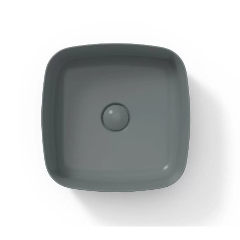 Изображение товара Раковина Arrow AP41024B-5 40 см квадратная фарфор темно-серая накладная