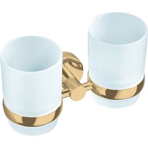 Изображение товара Стакан для щеток двойной Rav-Slezak Colorado, COA0202Z, цвет золотистый