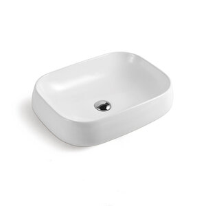 Изображение товара Накладная раковина ROUND 57 см белая бренда WesnaArt