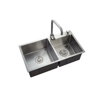 Изображение товара Кухонная мойка Arrow AG5541, 78 см, полированная нержавеющая сталь