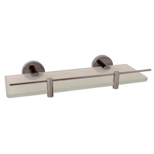 Изображение товара Стеклянная полка Rav-Slezak Colorado 30 см серый металлик глянцевая