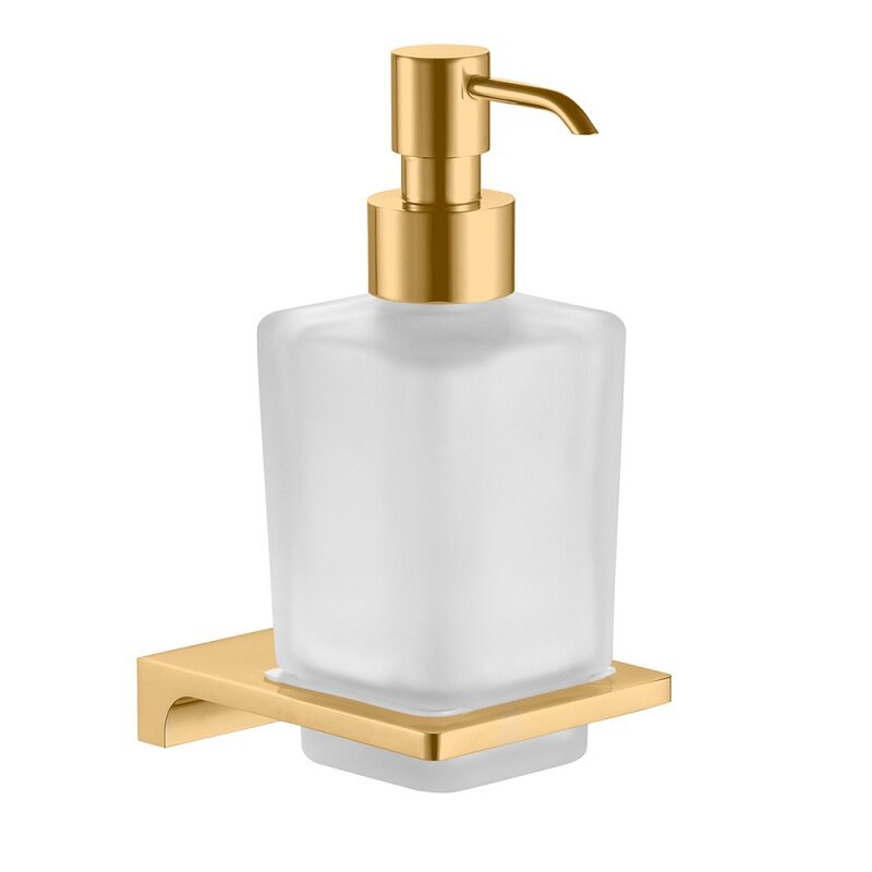 Изображение товара Дозатор жидкого мыла Rav-Slezak Nil 200 мл золотистый крацованный настенный