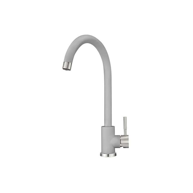 Изображение товара Смеситель для кухонной мойки Granula ST-4031 алюминий высокая версия