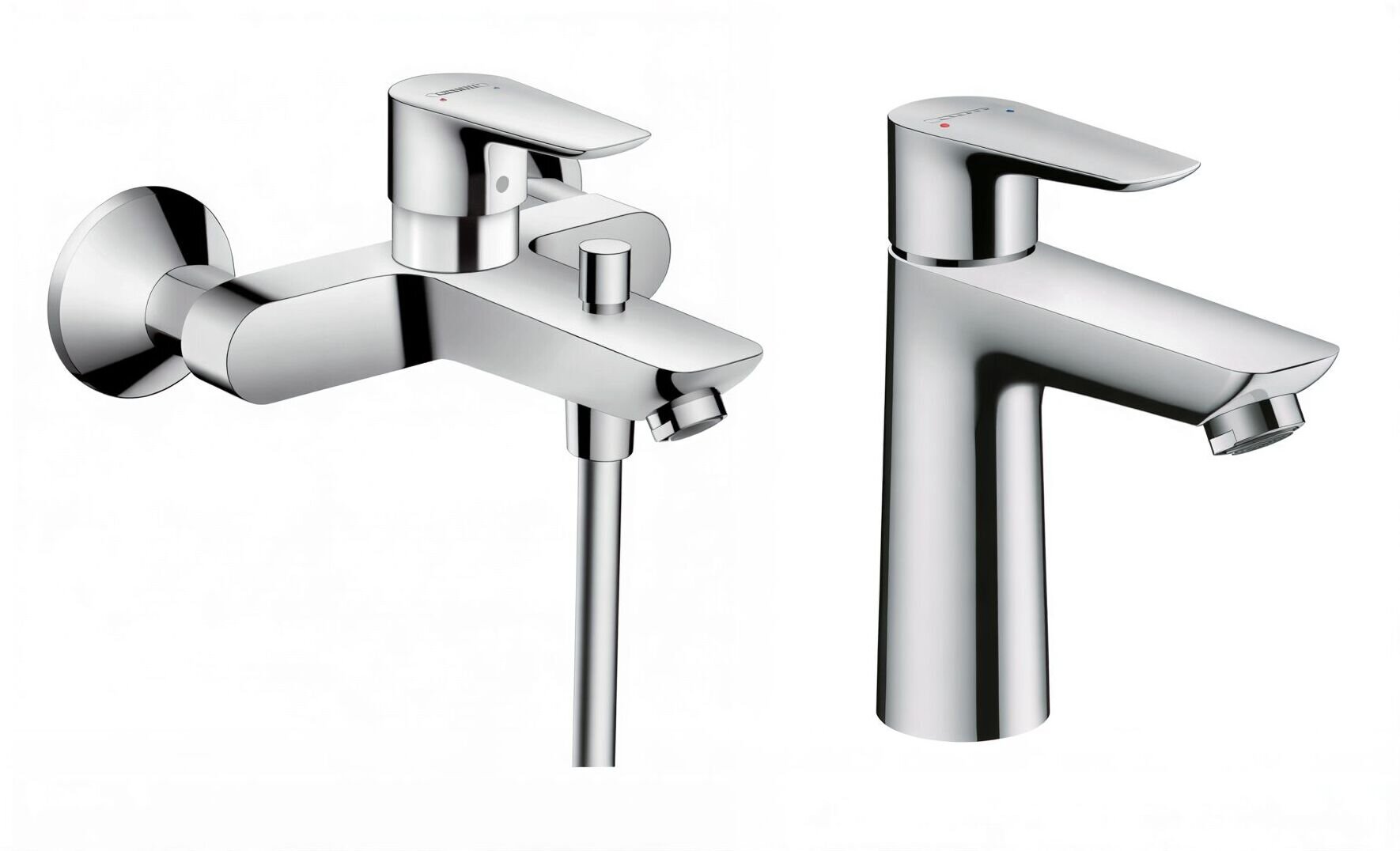 Изображение товара Комплект смесителей Hansgrohe Talis E, 71740000+71710000, хром, Santehnica.ru