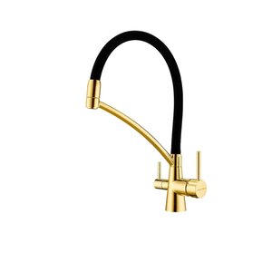 Изображение товара Смеситель Paulmark Siegen Si213111-BG для кухни с фильтром, золото