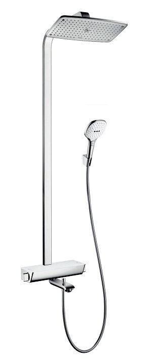 Изображение товара Душевая система Hansgrohe Raindance E 360 Showerpipe 1jet термостатическая белый хром