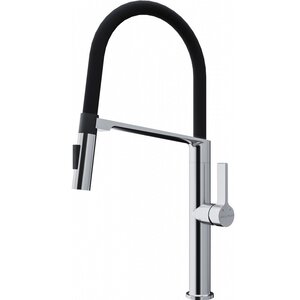 Изображение товара Смеситель Paulmark Barrel Ba214029-CR для кухонной мойки, с гибким изливом, хром