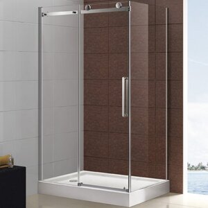 Изображение товара Душевой уголок Cezares Stylus-O-M-AH-1-120/90-C-Cr, 120 x 90 см, стекло прозрачное, профиль хром