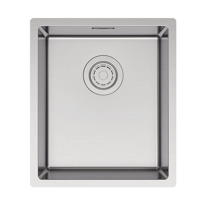 Изображение товара Кухонная мойка Paulmark Lassan LA38-BS из нержавеющей стали, 38 см