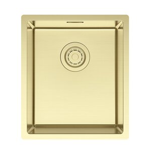Изображение товара Мойка кухонная Paulmark Lassan LA38-LG, 38 см, нержавеющая сталь, PVD покрытие, цвет золото светлое