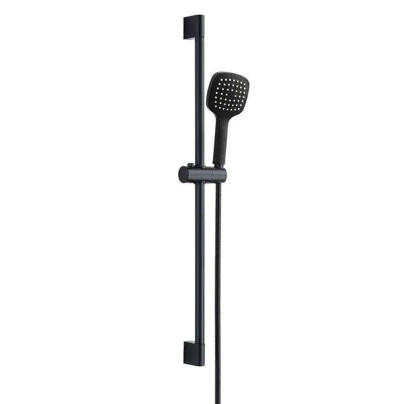 Изображение товара Душевой гарнитур Orange O-Shower OS804b, лейка 1 режим, цвет черный матовый