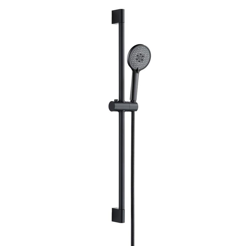 Изображение товара Душевой гарнитур Orange O-Shower OS813b, лейка 3 режима, цвет черный матовый