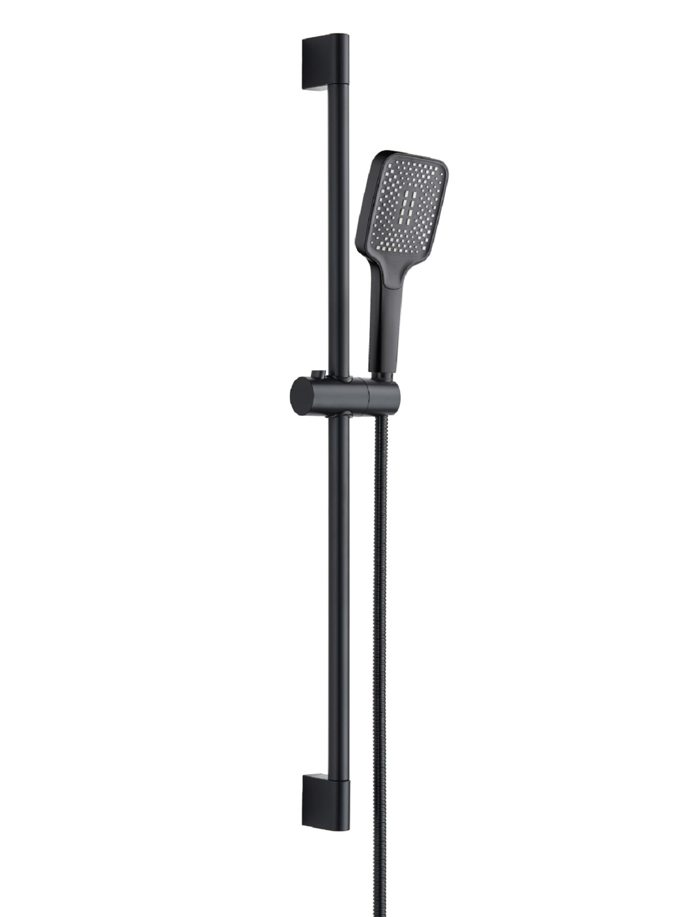 Изображение товара Душевой гарнитур Orange O-Shower OS814b, лейка 1 режим, цвет черный матовый Изображение товара Душевой гарнитур Orange O-Shower OS814b, лейка 1 режим, цвет черный матовый