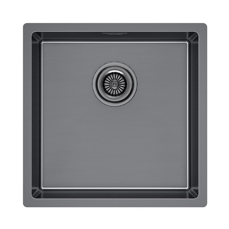 Изображение товара Мойка Paulmark LA44-GM Gunmetal (44 см) из нержавеющей стали с PVD покрытием