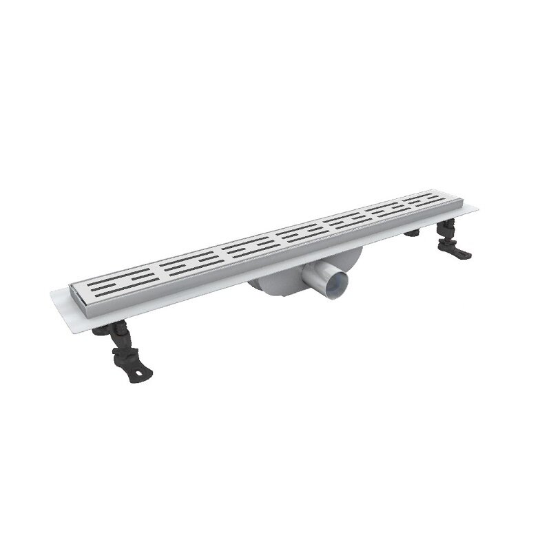 Изображение товара Дренажный канал RGW Drain Leo 40-80 хром с решеткой для душевых