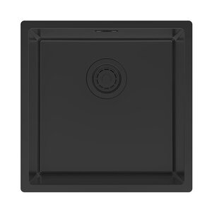 Изображение товара Мойка кухонная Paulmark Lassan LA44-MBN, 44 см, нержавеющая сталь, PVD покрытие, цвет черный матовый