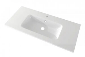 Изображение товара Раковина Cezares 50170, 100 см, искусственный камень, белый