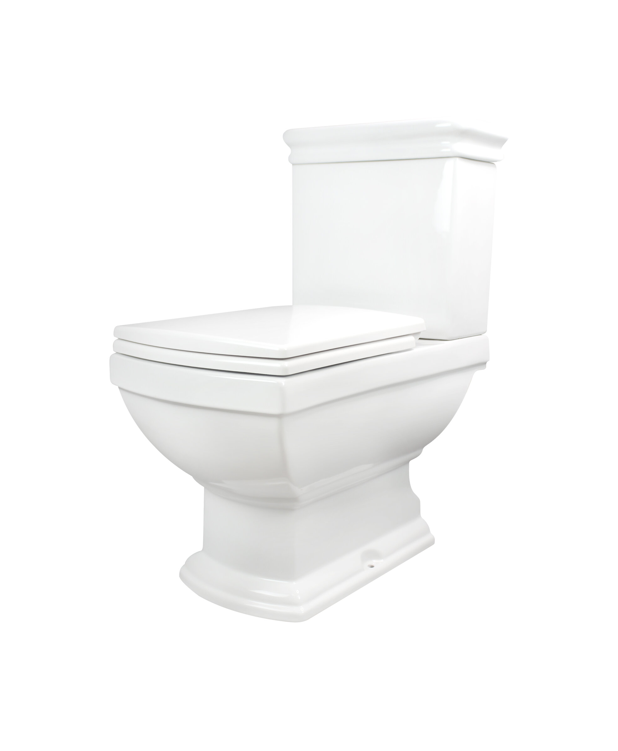 Изображение товара Напольный унитаз Creo Orleans OR1002 фарфор с двухрежимным сливом белый