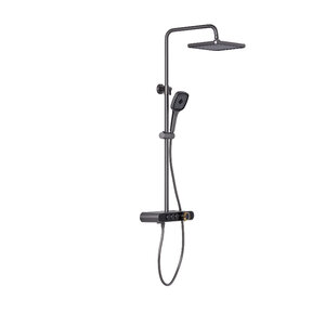 Изображение товара Душевая система Arrow AMG13SH855ALF90, термостатическая, цвет серый