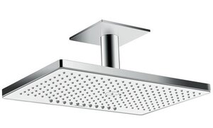 Изображение товара Верхний душ Hansgrohe Rainmaker Select 24012400, 460 x 270 мм, 1 режим струи, с держателем, белый/хром