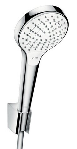 Изображение товара Душевой набор Hansgrohe Croma Select S Vario 26421400 с 3 режимами и шлангом 125 см