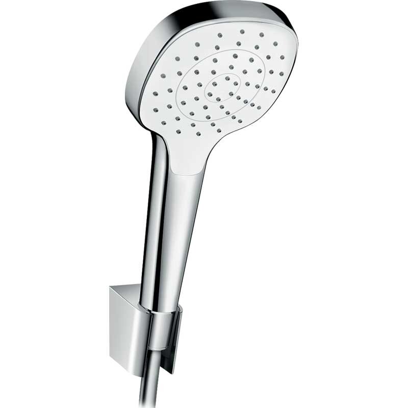 Изображение товара Душевой гарнитур Hansgrohe Croma Select E 1jet Port с 3 режимами и хромированным корпусом