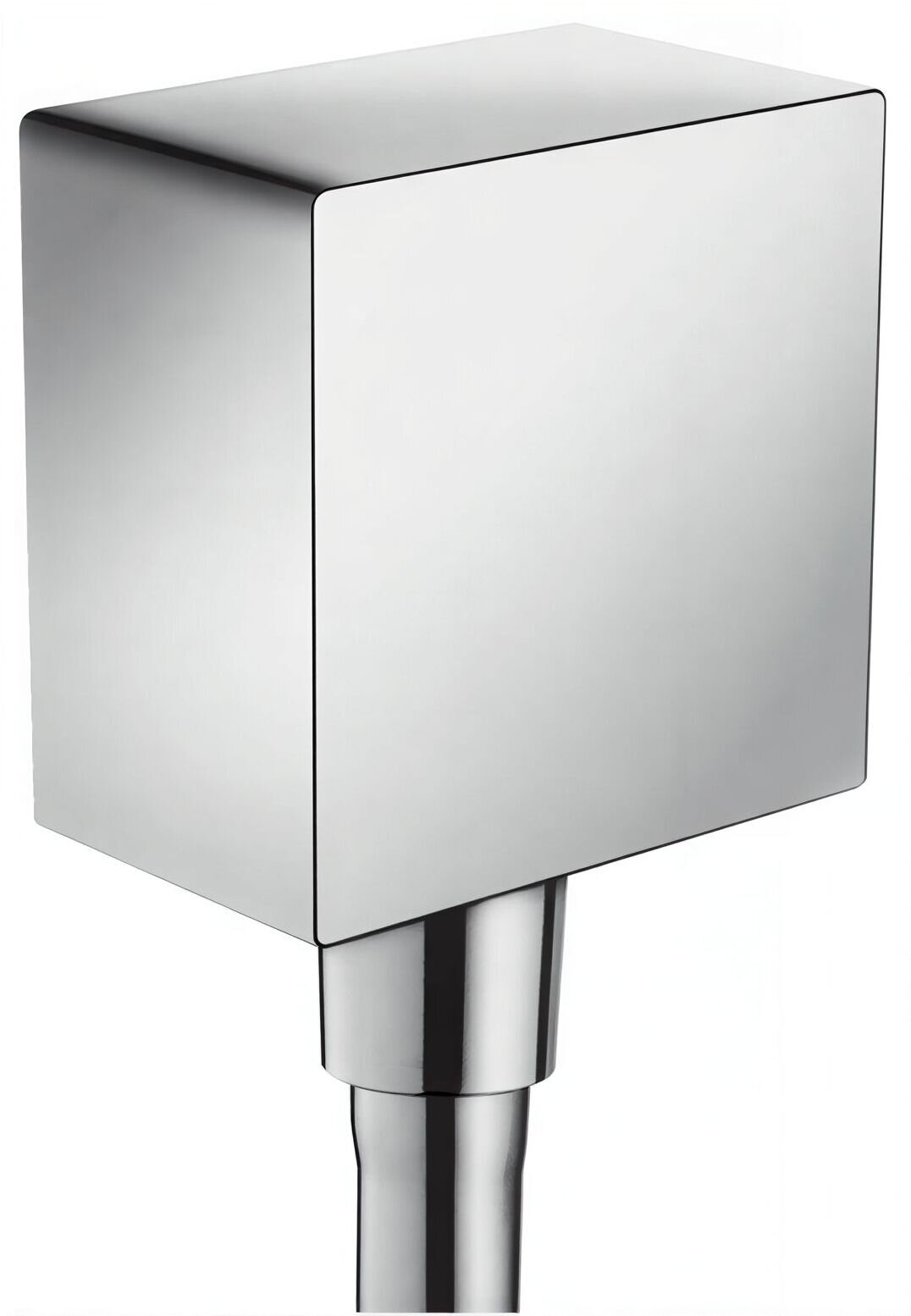 Изображение товара Шланговое подсоединение Hansgrohe FixFit Square, 26455000, хром Изображение товара Шланговое подсоединение Hansgrohe FixFit Square, 26455000, хром