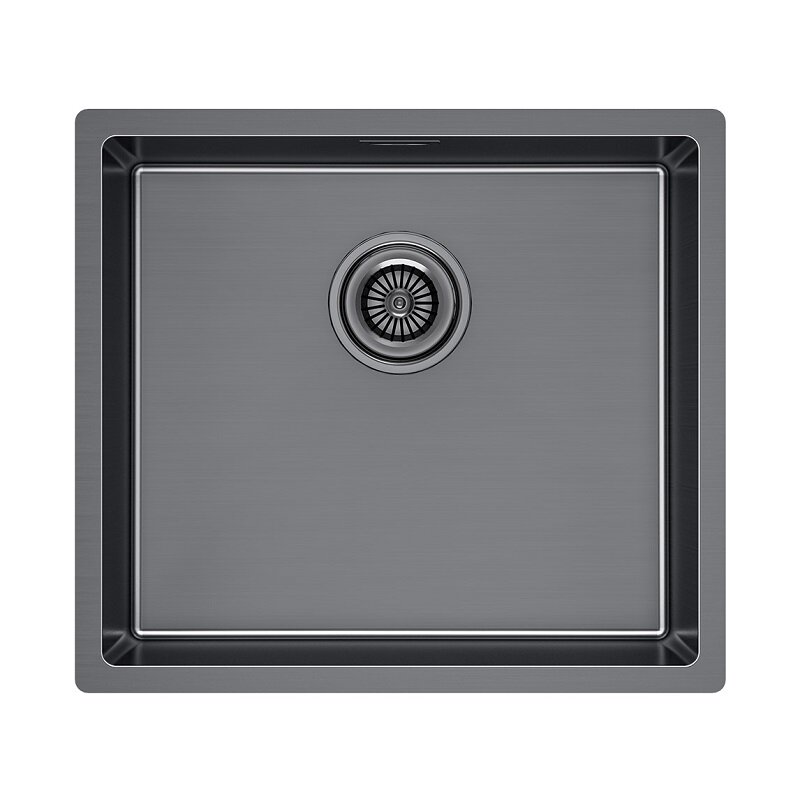 Изображение товара Кухонная мойка Paulmark Lassan LA49-GM, 49 см, нержавеющая сталь, PVD покрытие