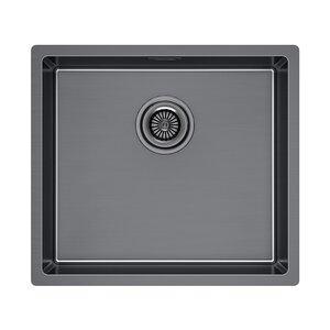 Изображение товара Кухонная мойка Paulmark Lassan LA49-GM, 49 см, нержавеющая сталь, PVD покрытие