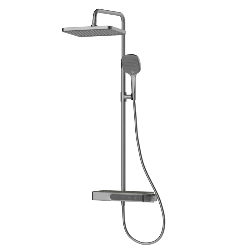 Изображение товара Душевая система Arrow AMG13SH870GG с термостатом и 4 режимами, серый цвет