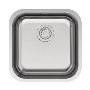 Изображение товара Мойка кухонная Paulmark Vello VE44-BS, 44 см, нержавеющая сталь, цвет брашированная нержавеющая сталь