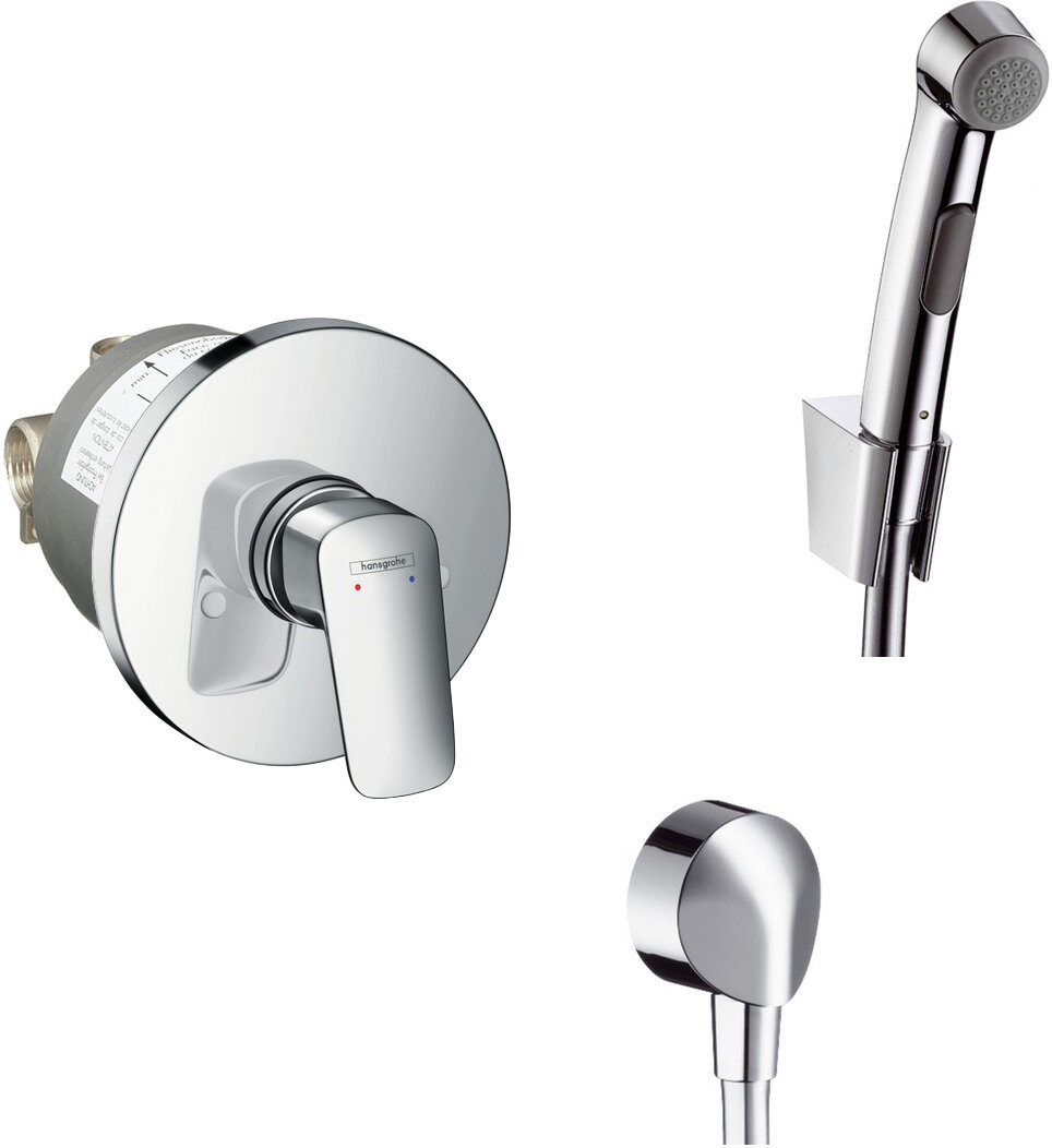 Изображение товара Гигиенический душ Hansgrohe Logis со смесителем хром